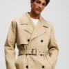 ABRIGO TRENCH CON CAPUCHA