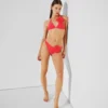 BAJAS DE BIKINI DE CUTTING ALTO CON FLORES