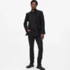 Blazer con cuello alto