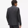 Blazer con cuello de satén