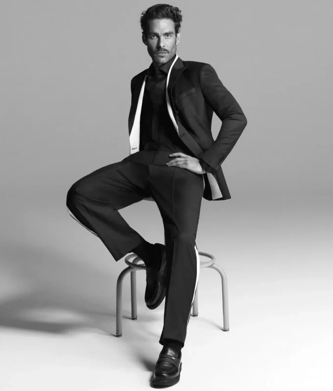Blazer con ribetes en contraste KL Studio