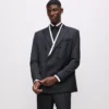Blazer con ribetes en contraste KL Studio