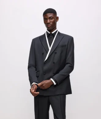 Blazer con ribetes en contraste KL Studio