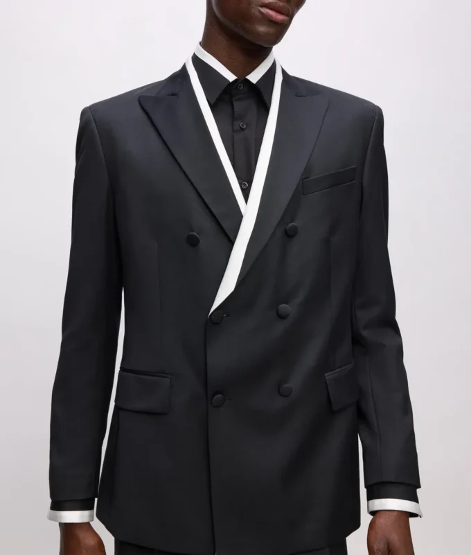 Blazer con ribetes en contraste KL Studio