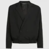 Blazer corto de doble botonadura