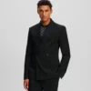 BLAZER DE DOS BOTONES CON MONOGRAMA