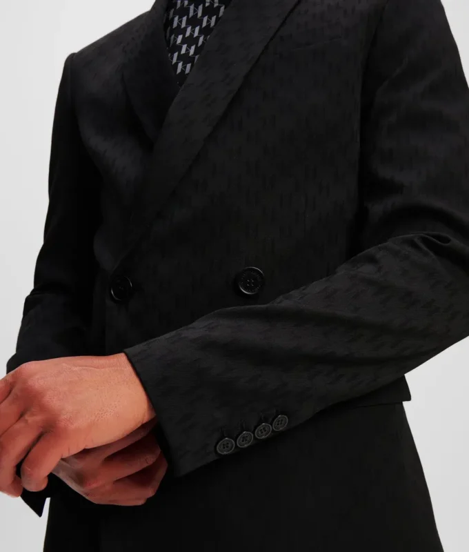 BLAZER DE DOS BOTONES CON MONOGRAMA