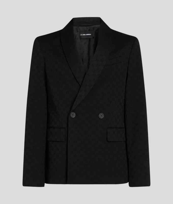 BLAZER DE DOS BOTONES CON MONOGRAMA