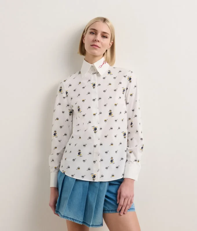 BLUSA CON ESTAMPADO INTEGRAL DISNEY X KL