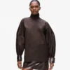Blusa con mangas abullonadas