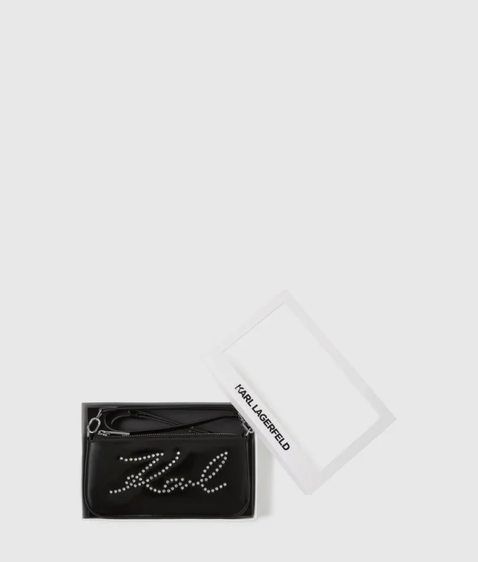 Bolsa bandolera con tachuelas K/Signature