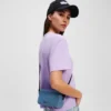 BOLSA PARA CÁMARA DE DENIM CON LOGOTIPO METÁLICO