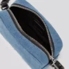 BOLSA PARA CÁMARA DE DENIM CON LOGOTIPO METÁLICO