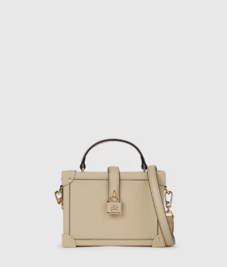 Bolso baúl con candado K/Autograph