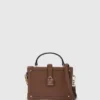Bolso baúl con candado K/Autograph