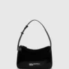 Bolso bandolera brillante con logotipo