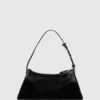 Bolso bandolera con logotipo geométrico brillante