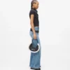 Bolso bandolera con luna de piel de oveja