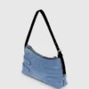 Bolso bandolera de denim con hebillas