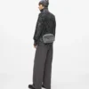 Bolso bandolera de denim lavado