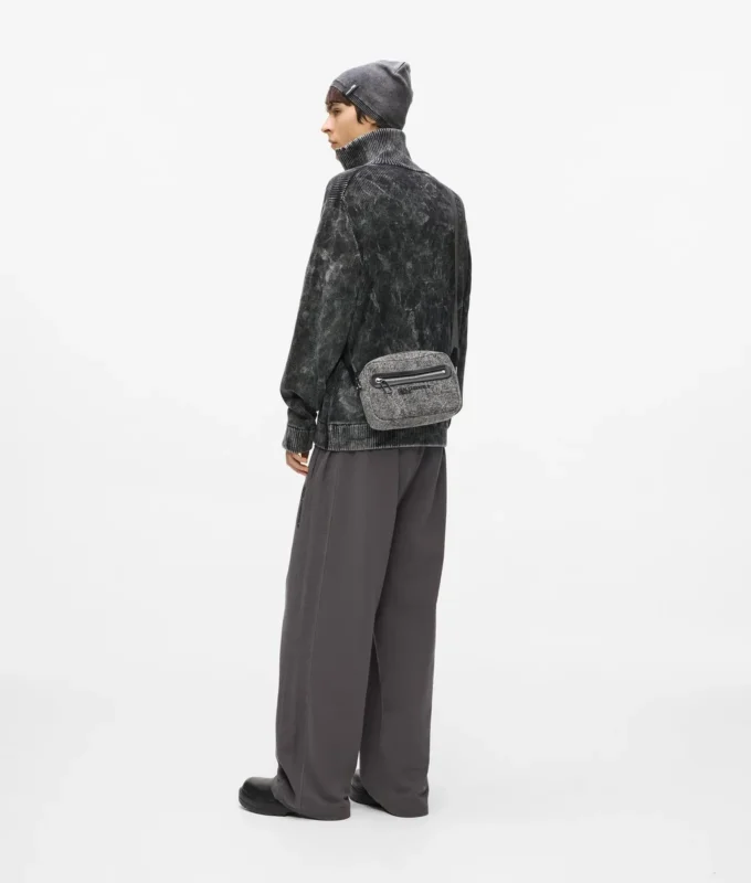 Bolso bandolera de denim lavado