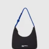 Bolso bandolera de nailon con cordón