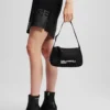 Bolso bandolera de nailon con logotipo
