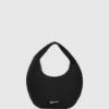 Bolso bandolera de nylon brillante