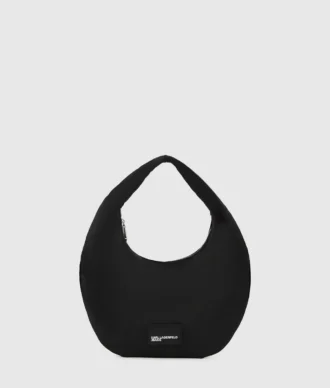 Bolso bandolera de nylon brillante
