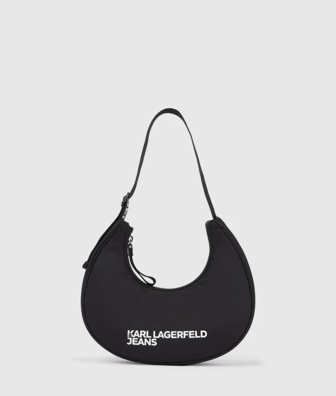 Bolso bandolera de nylon con logo Moon