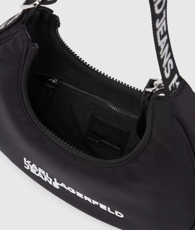 Bolso bandolera de nylon con logo Moon