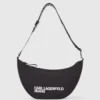 Bolso bandolera de nylon con logotipo