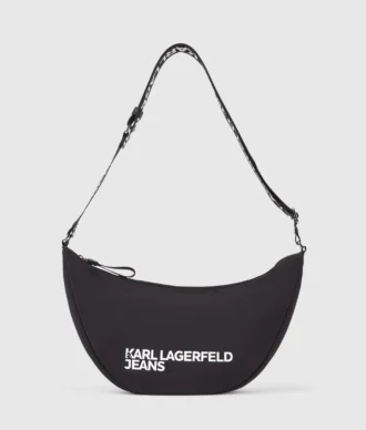 Bolso bandolera de nylon con logotipo