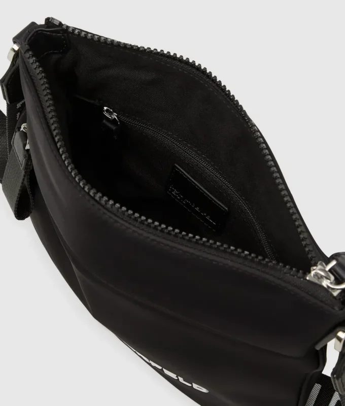 Bolso bandolera fino con logotipo
