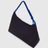 Bolso bandolera grande de nailon con cordón