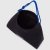 Bolso bandolera grande de nailon con cordón