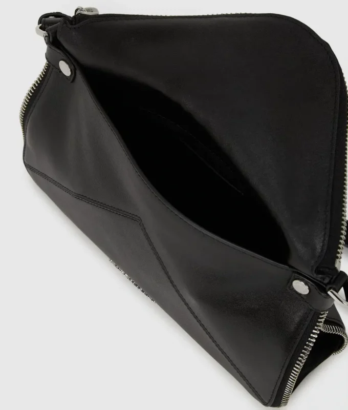 Bolso bandolera K/Hardware con estampado de leopardo
