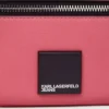 Bolso bandolera para cámara con logotipo en forma de caja