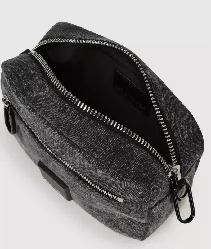 Bolso bandolera para cámara de denim