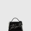 Bolso bandolera pequeño con tachuelas K/Signature