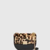 Bolso bandolera pequeño K/Forever con estampado de leopardo