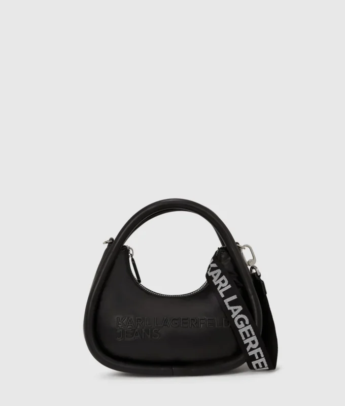 Bolso con asa superior acolchada