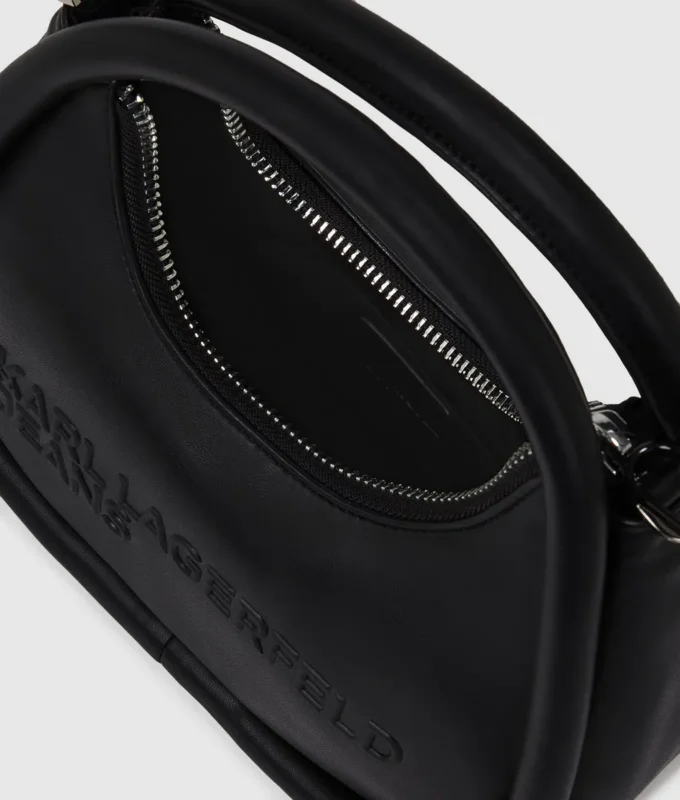 Bolso con asa superior acolchada