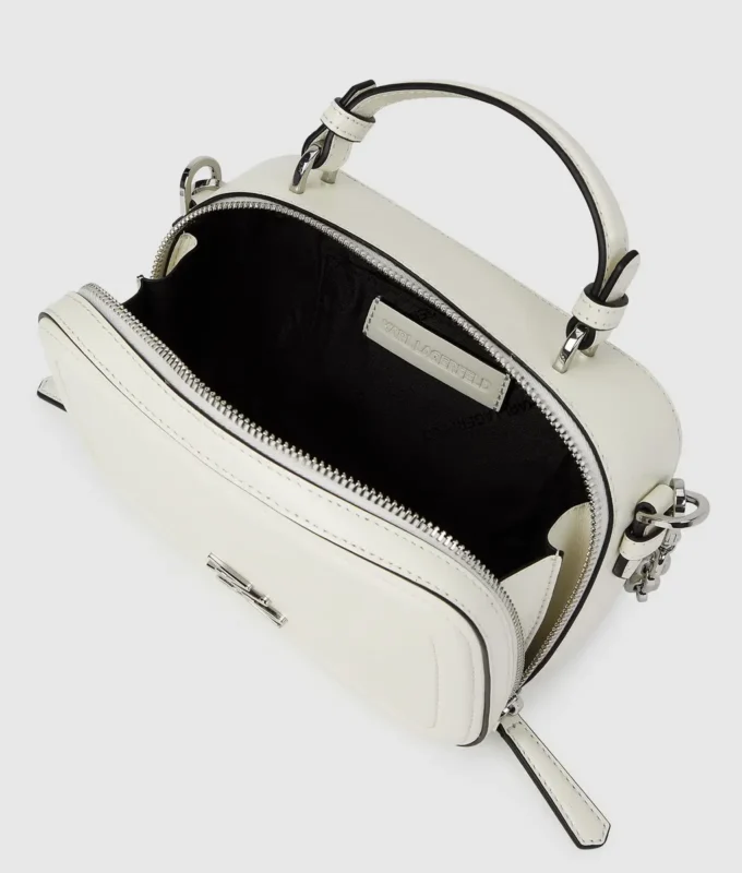 Bolso con asa superior y cadena K/Autograph