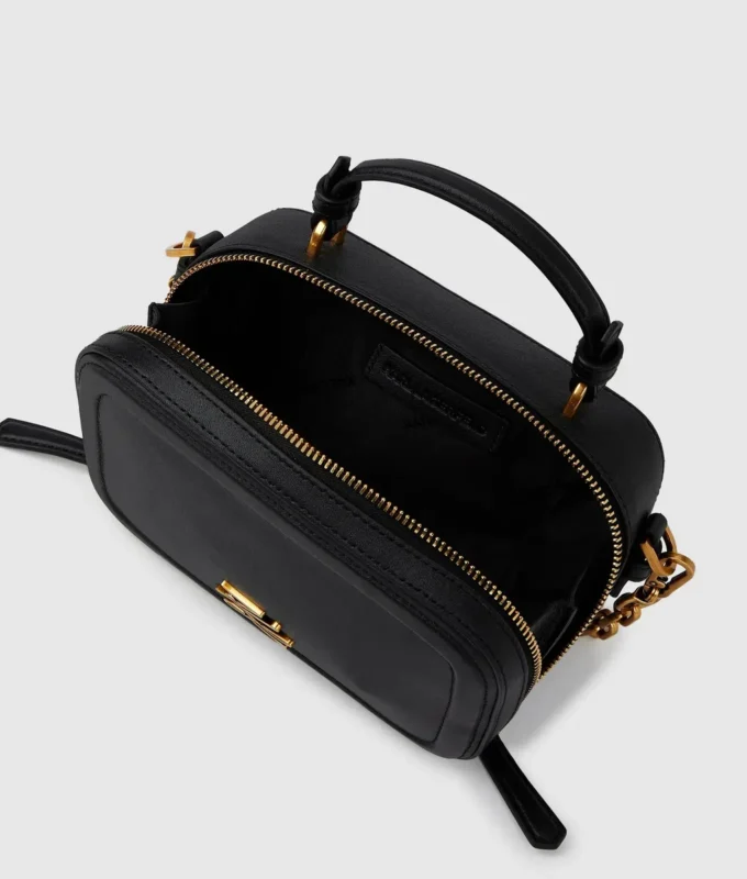 Bolso con asa superior y cadena K/Autograph