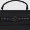 Bolso con asa superior y tachuelas K/Autograph