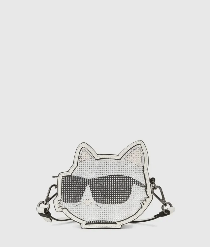 Bolso con pedrería Choupette para niña