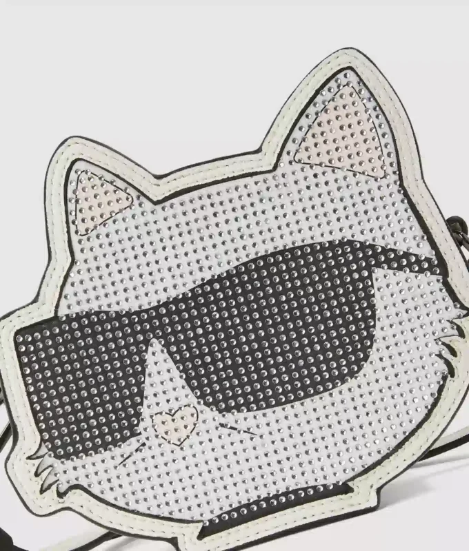 Bolso con pedrería Choupette para niña