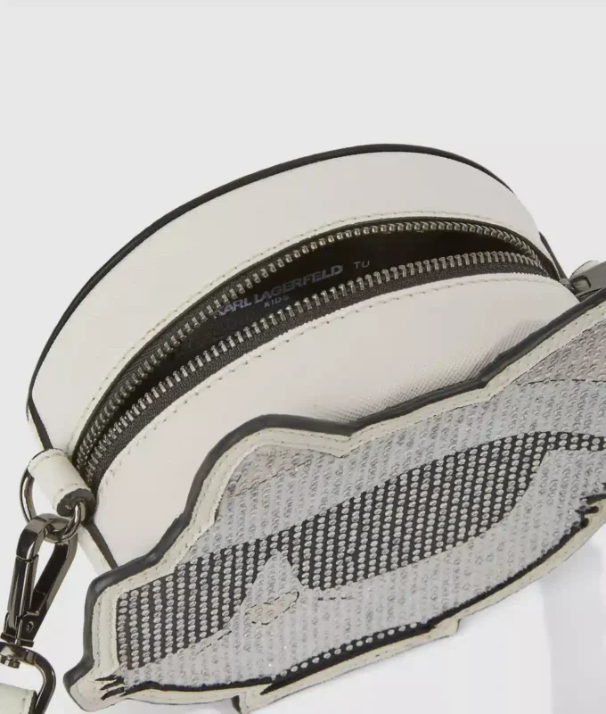 Bolso con pedrería Choupette para niña