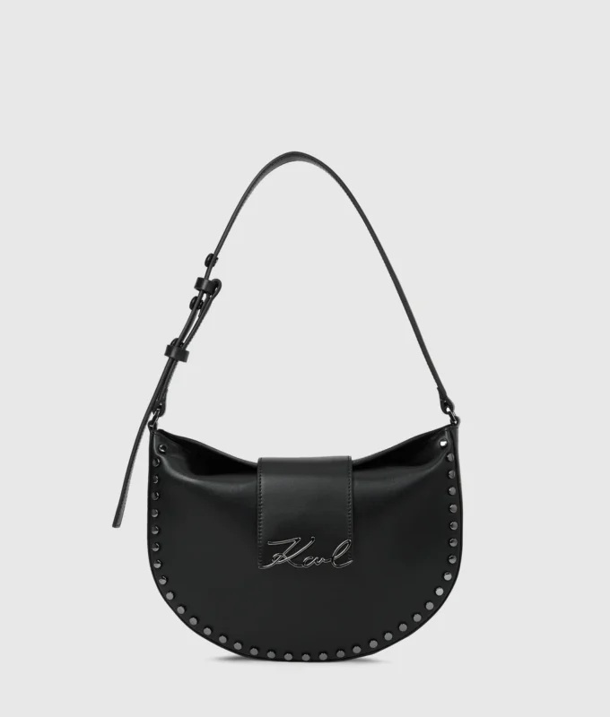 Bolso con tachuelas K/Signature